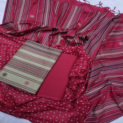 Aarong Cotton Three Piece Unstitched
