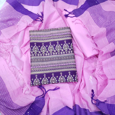 Aarong Cotton Three Piece Unstitched