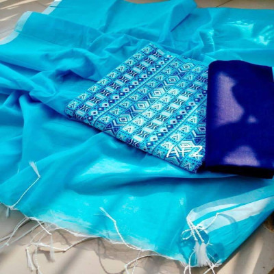 Aarong Cotton Three Piece Unstitched