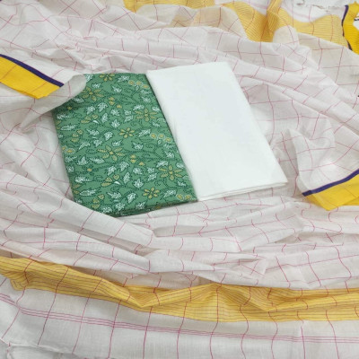 Aarong Cotton Three Piece Unstitched