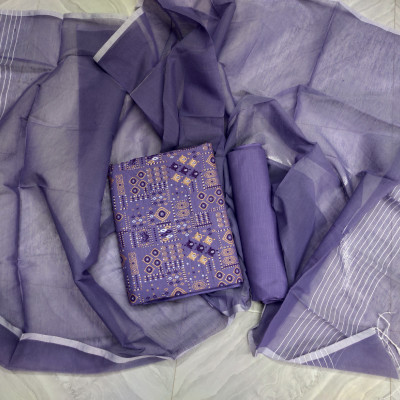 Aarong Cotton Three Piece Unstitched