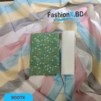 Aarong Cotton Three Piece Unstitched