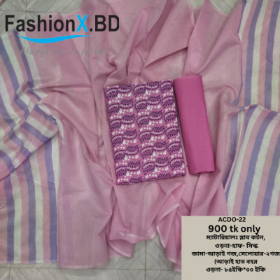 Aarong Cotton Three Piece Unstitched