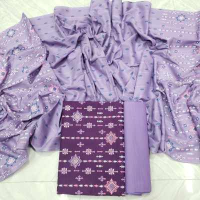 Aarong Cotton Three Piece Unstitched