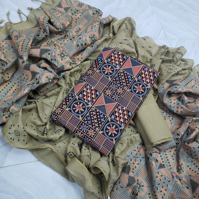 Aarong Cotton Three Piece Unstitched