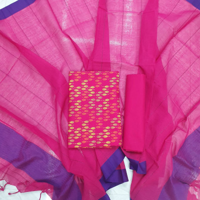 Aarong Cotton Three Piece unstitched