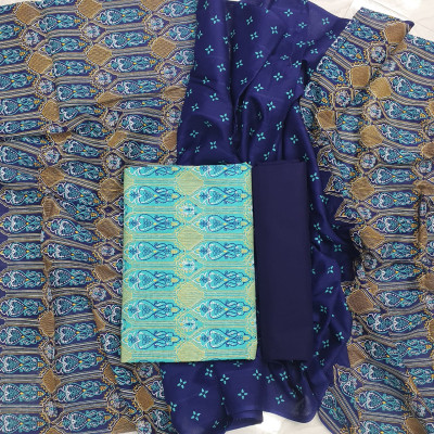 Aarong Cotton Three Piece Unstitched